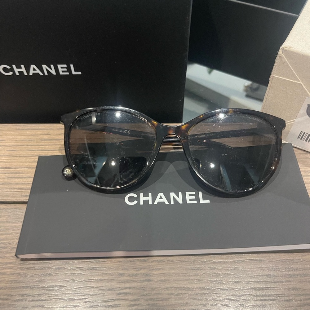 Channel Dark Havana Brown Sunglasses